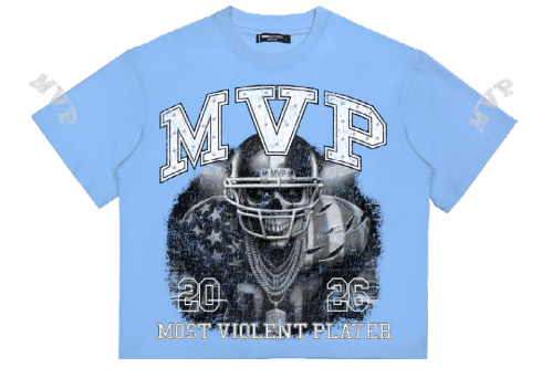 Roku  'MVP' Boxy T-Shirt- University Blue