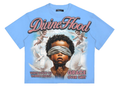 Roku 'Divine Hood' Boxy T-Shirt- University Blue