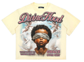 Roku 'Divine Hood' Boxy T-Shirt- Eggshell