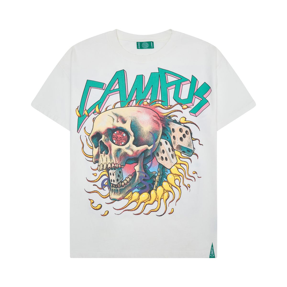 Campus 'Nocturne' T-Shirt- White