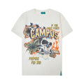 Campus 'PeaceKeeper' T-Shirt- Cream