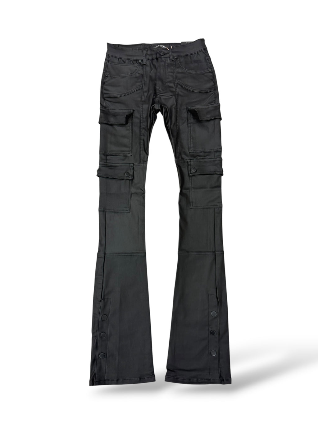 PJ Mark Leather Stacks- Black
