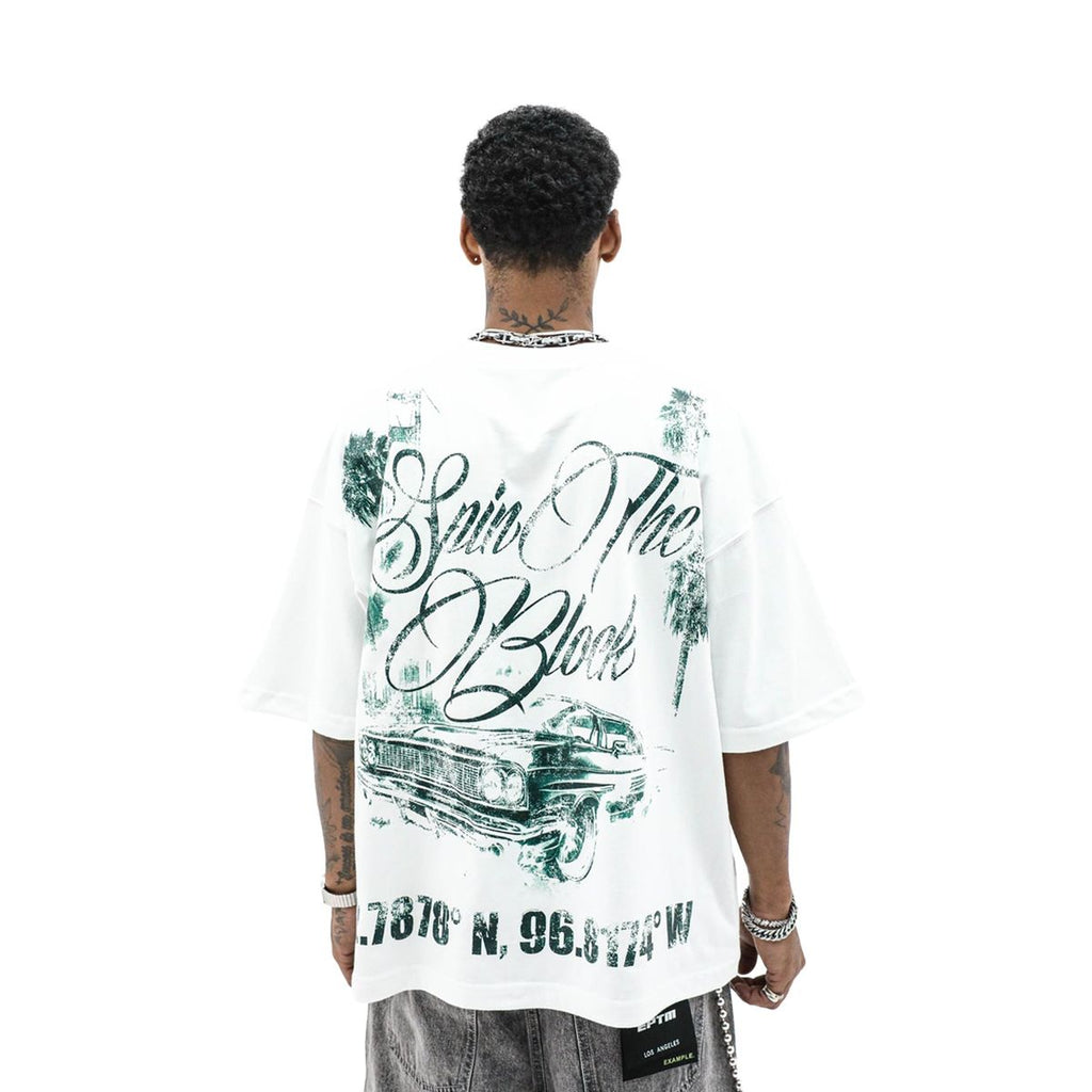 Heights  'Spin the Block' T-Shirt- White