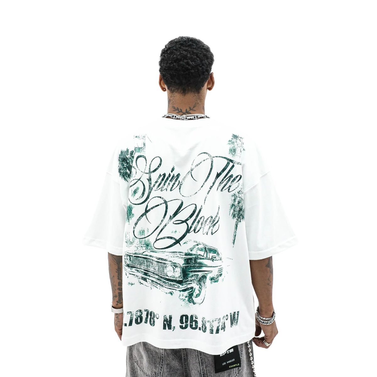 Heights  'Spin the Block' T-Shirt- White