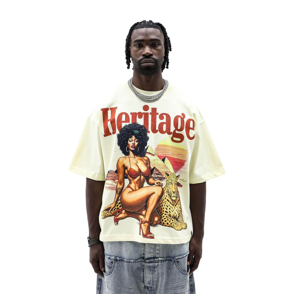 Heights 'Heritage Nights' T-Shirt- Cream