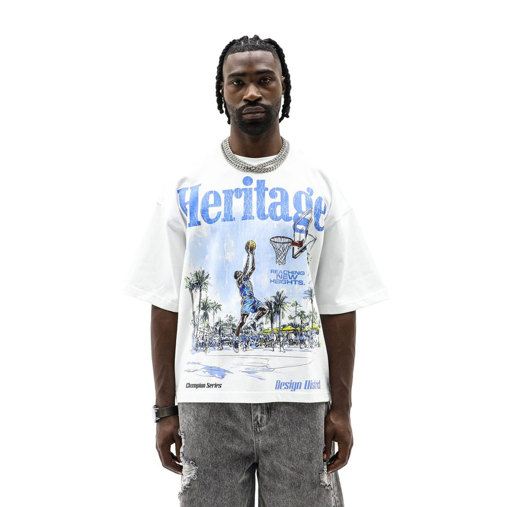 Heights 'Heritage Park' T-Shirt- White