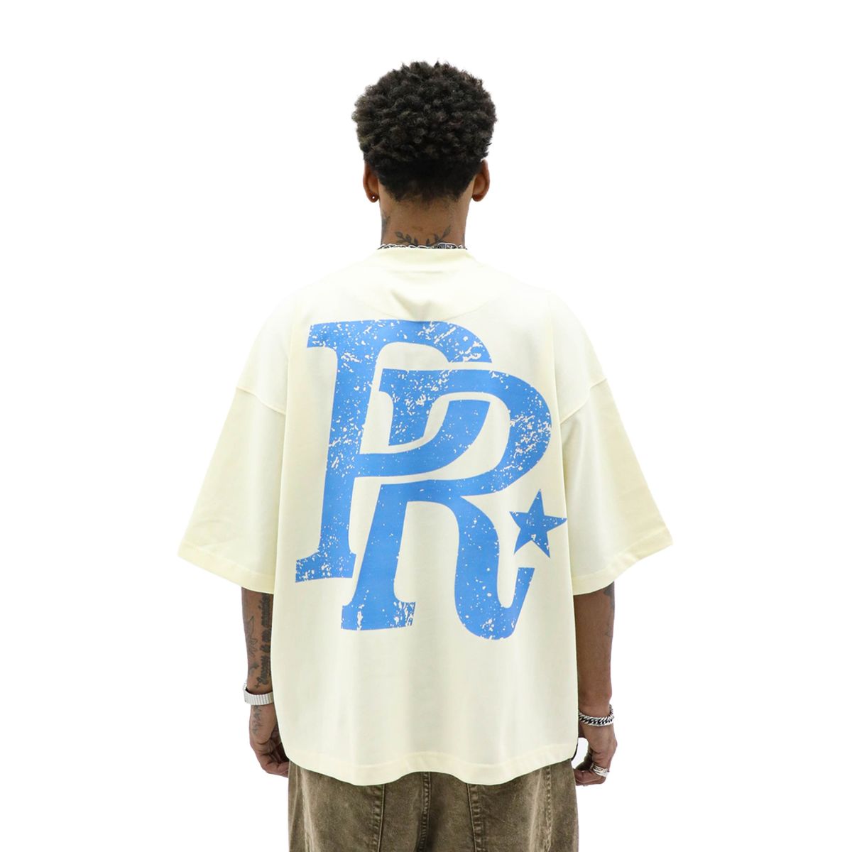 Heights  'Let Me Be Loud' T-Shirt- Cream