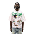 Heights 'Heritage Racquest Co' T-Shirt- Blush