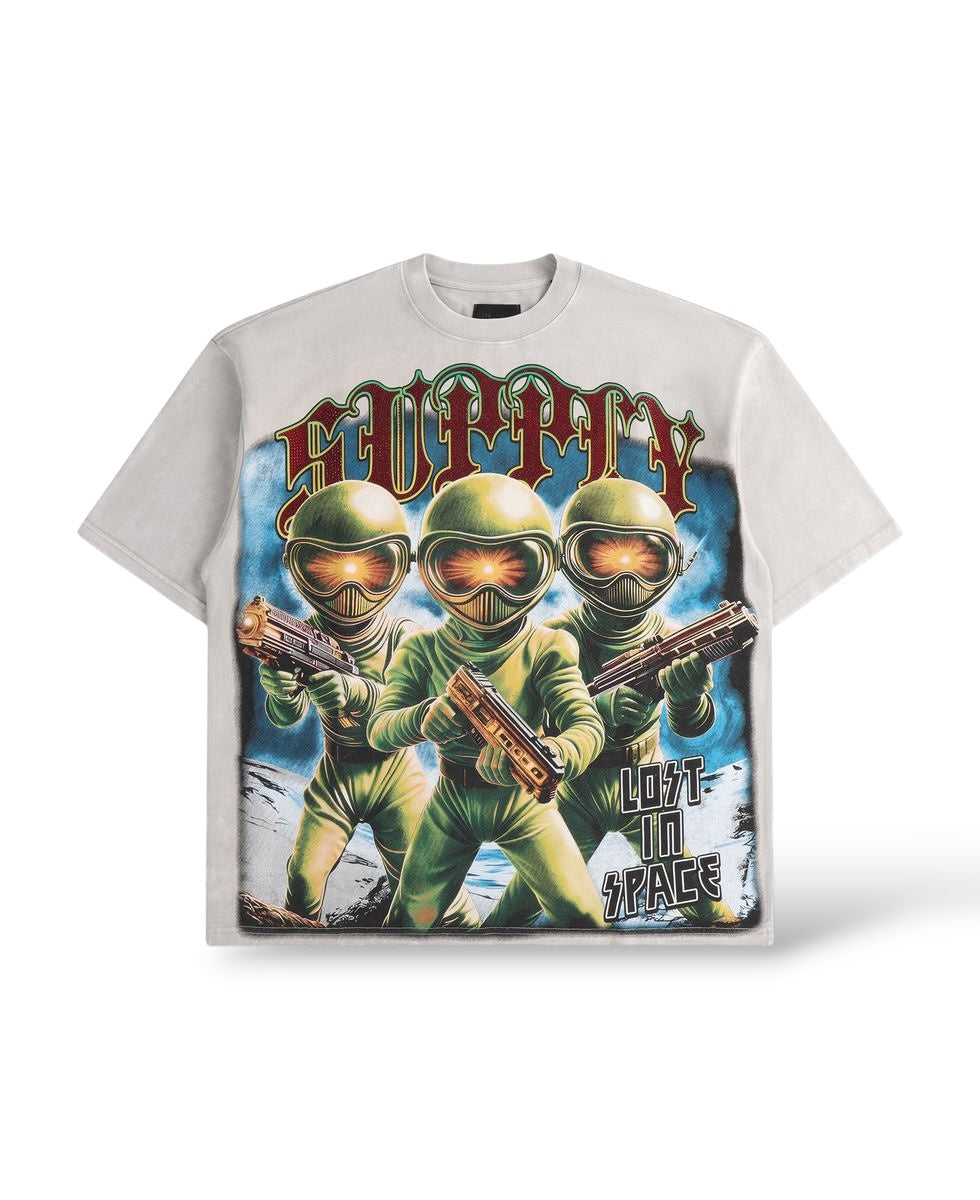 Supply Studios  'OuterSpace' T-Shirt- Grey