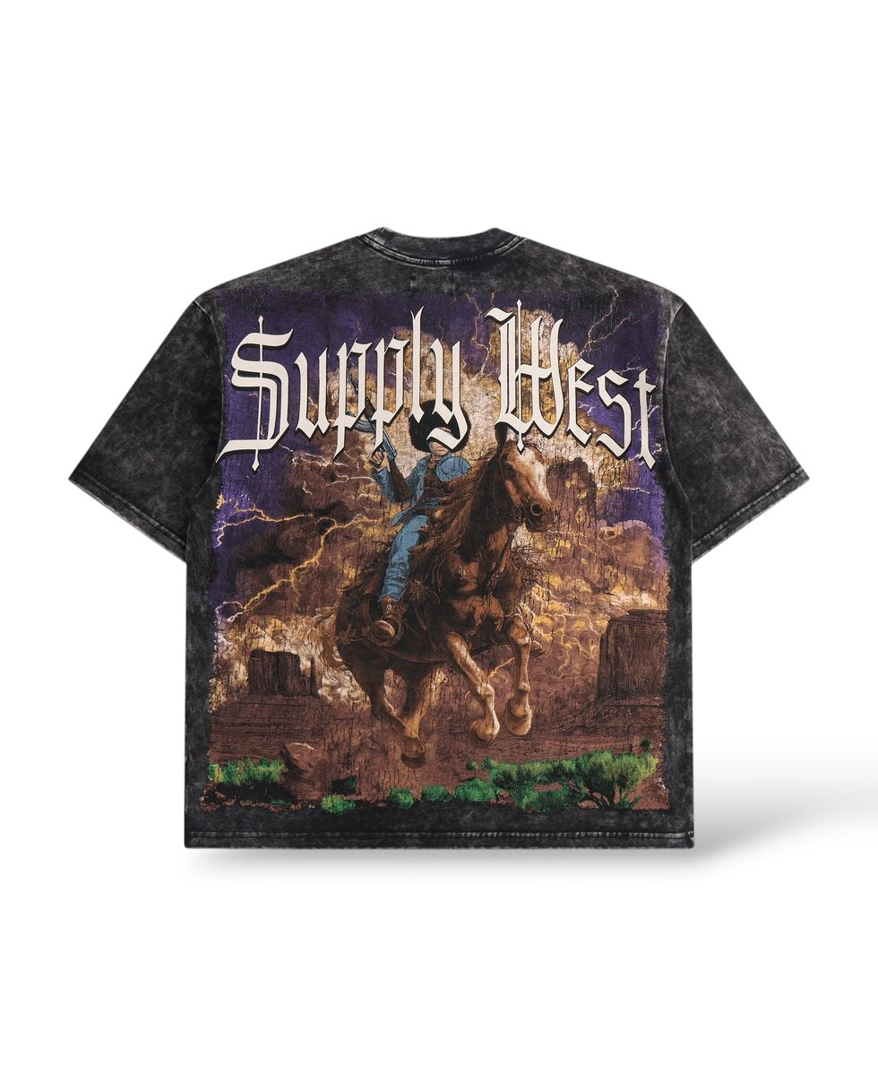 Supply Studios  'Supply West' T-Shirt- Black
