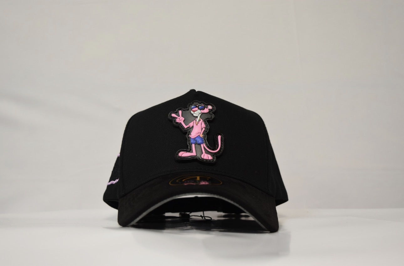 Caps'Fans 'Pink Panther' Hat- Black/Pink