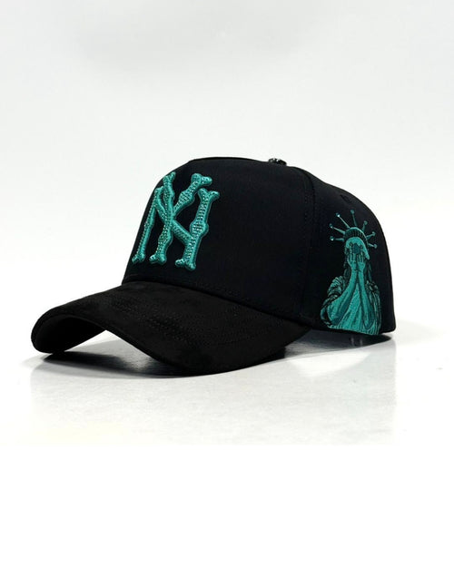 Caps'Fans NY Hat- Black/Green