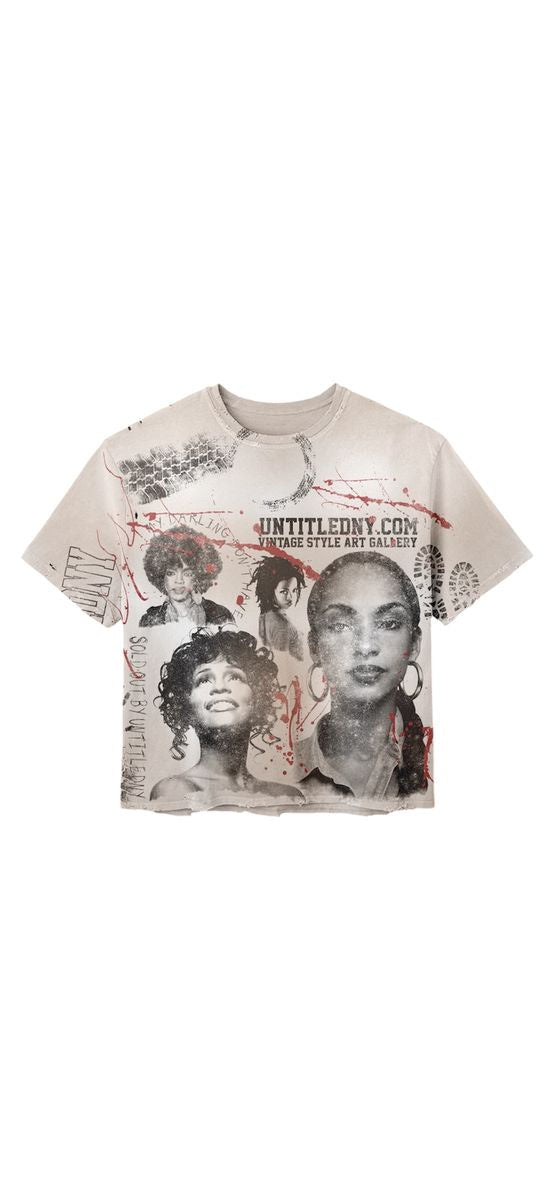 Untitled 'U88' T-Shirt- Eggshell