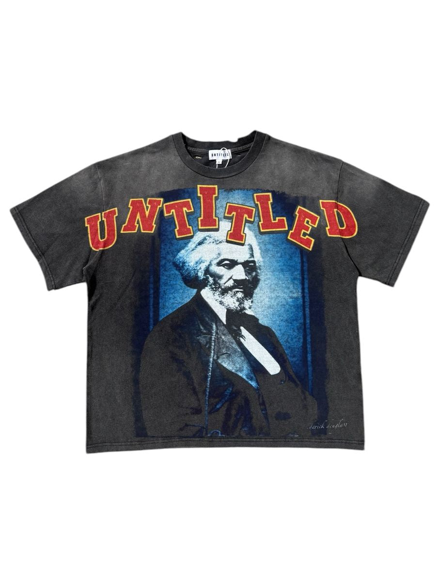 Untitled 'Frederick Douglass' T-Shirt- Grey Wash