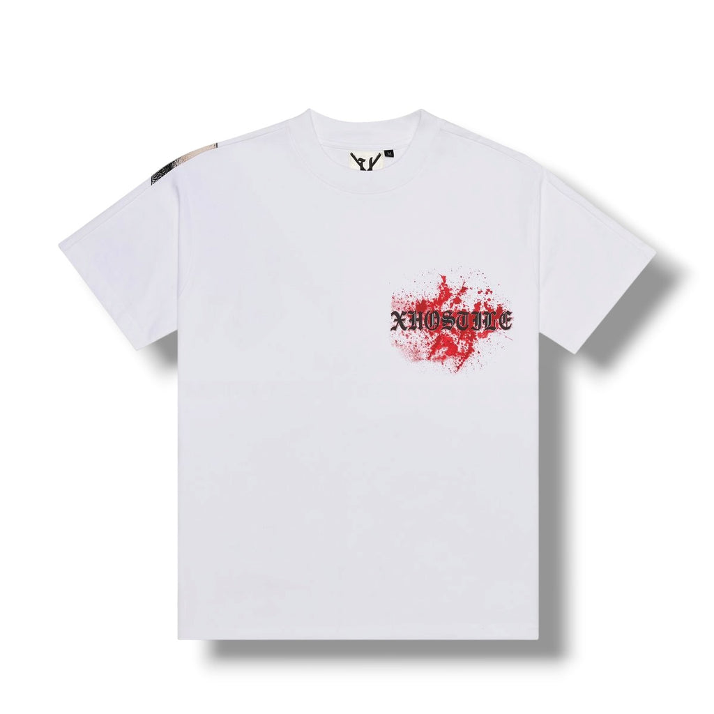 X Hostile 'Deadly Touch' T-Shirt- White