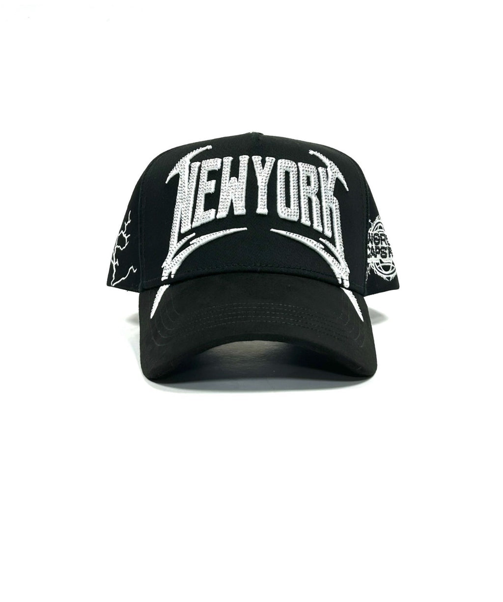 Caps'Fans  'NY Thunder' Hat- Black/White