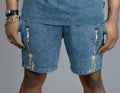 Doctrine 'Dagger Wave' Shorts- Legion Blue