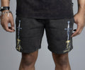 Doctrine 'Dagger Wave' Shorts-  Black