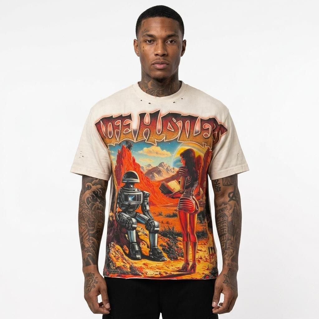 LH 'Mars' T-Shirt- Cream