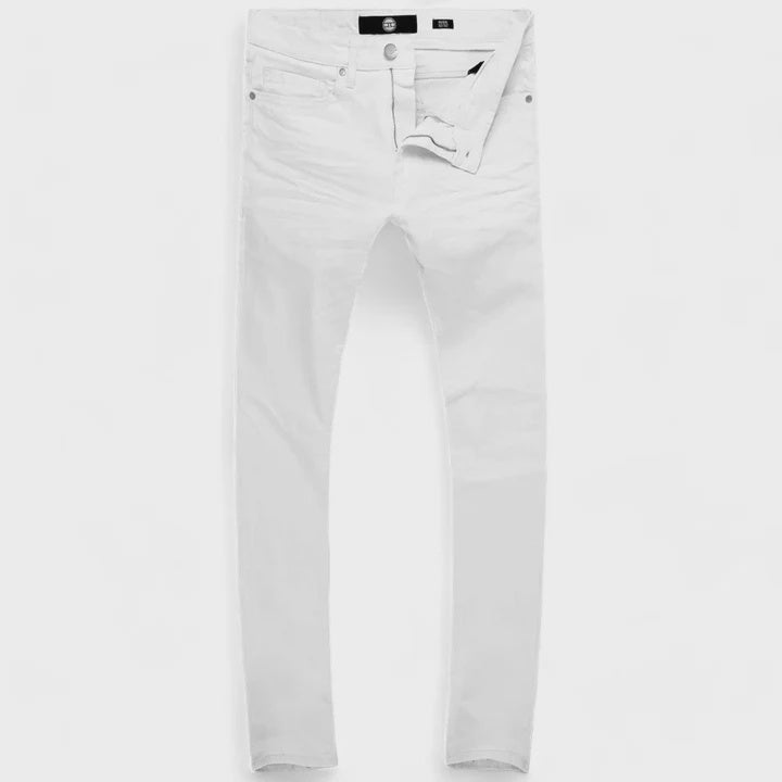 JC 'Ross Fit Clean' Slim Fit Jeans- White
