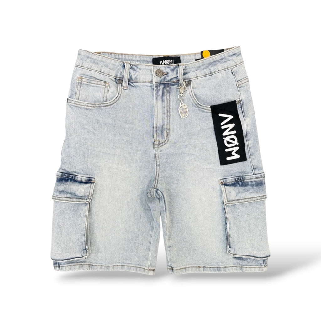 Anom 'Yazan' Cargo Shorts- Ice Blue