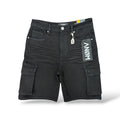 Anom 'Yazan' Cargo Shorts- Jet Black