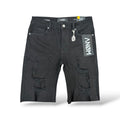 Anom 'Apex' Slim Fit Shorts- Jet Black