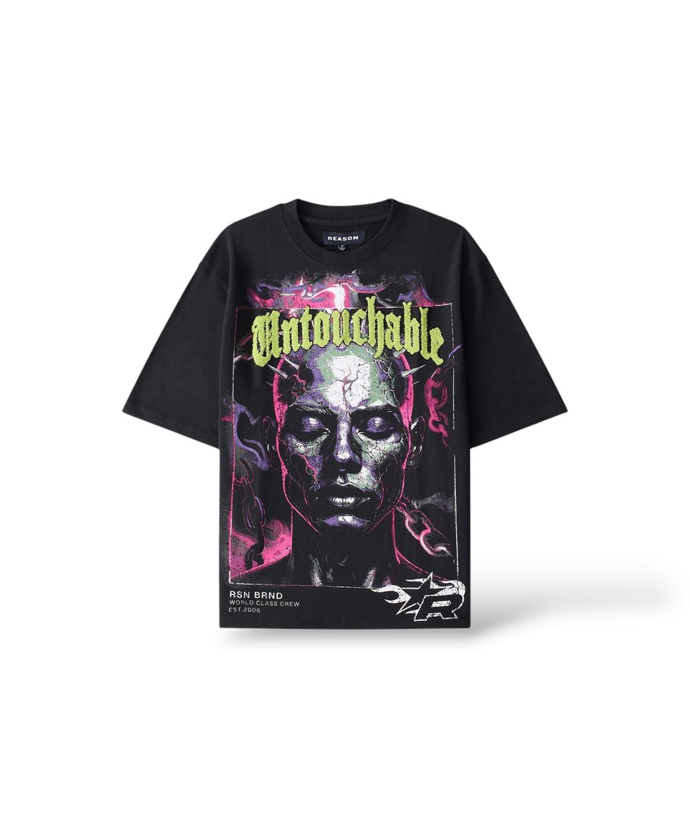Reason 'Untouchable'  T-Shirt- Black