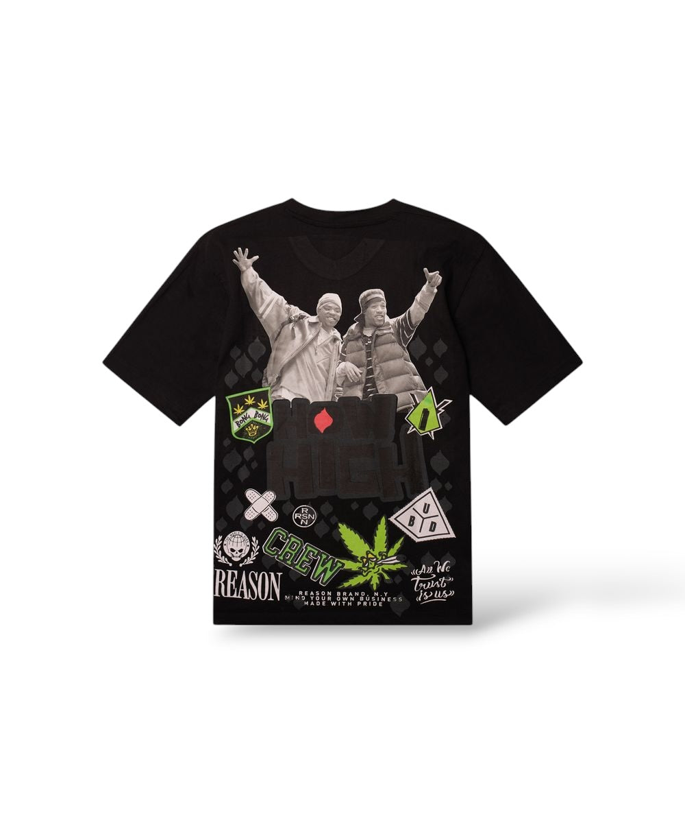 Reason 'How High' T-Shirt- Black