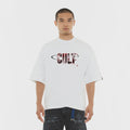 Cult 'Blood Logo' Oversized Short Sleeve T-Shirt- White