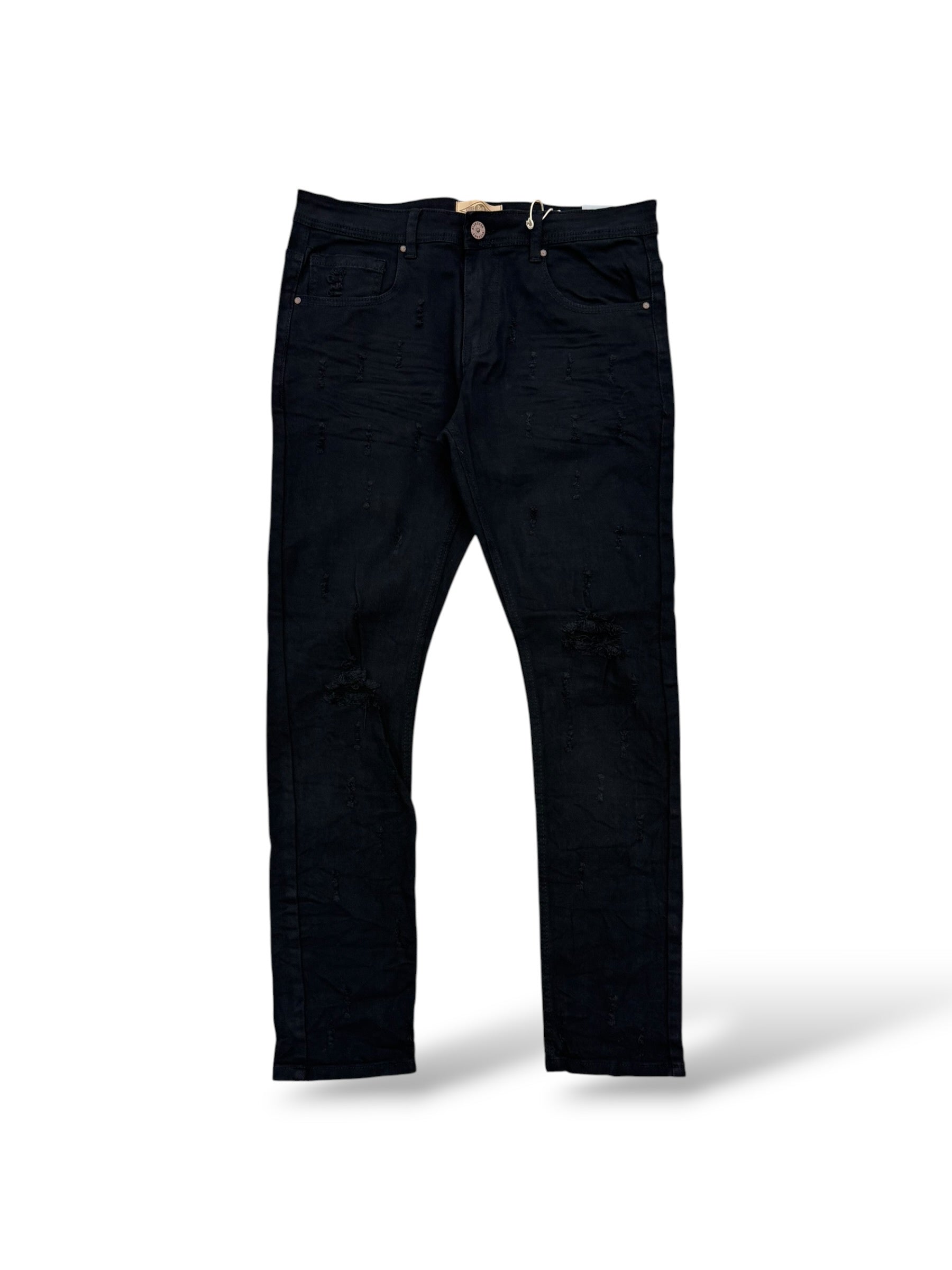 Bleeker Slim Fit Jeans- Jet Black