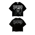 Shattered 'Anxiety' T-Shirt- Black