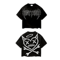 Shattered  'Shattered Logo' T-Shirt- Black