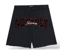 Roku 'No Mercy Season' Fleece Shorts- Black