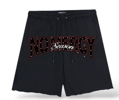 Roku 'No Mercy Season' Fleece Shorts- Black