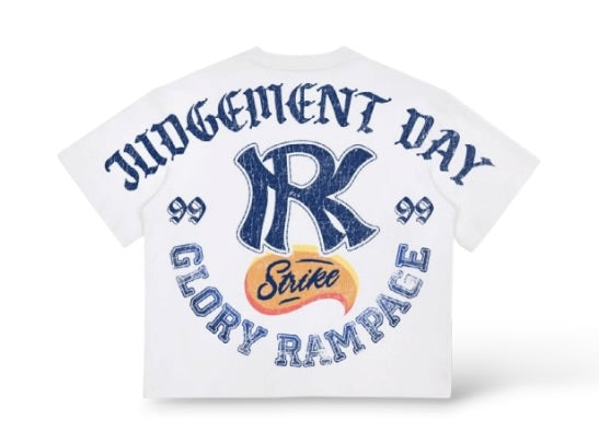 Roku 'Judgement Day' Boxy T-Shirt- White