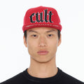 Cult 'Old English Cult Logo Hat' Trucker Hat- High Risk Red