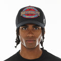 Cult 'Oversized Patch' Trucker Hat- Black