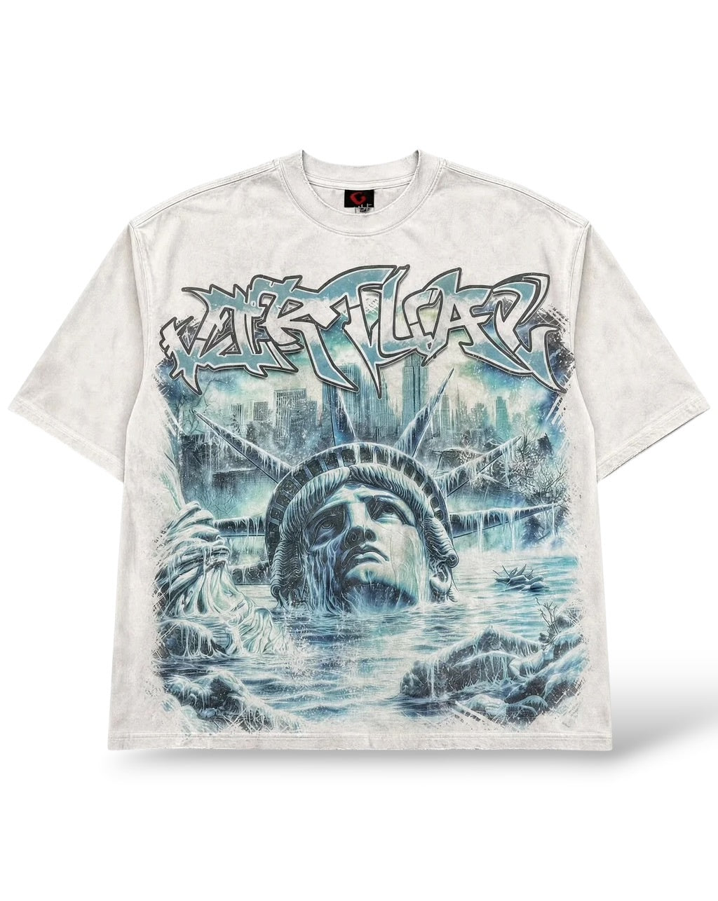 Castel Virtual 'Frozen' T-Shirt- White Wash