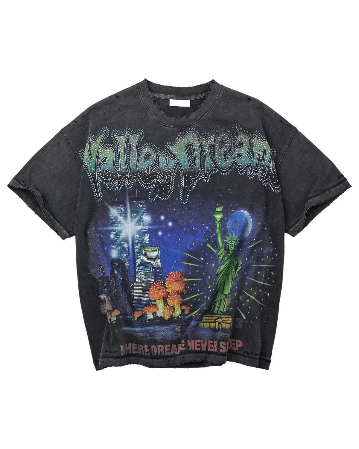 Vale  'Skyline Bling' T-Shirt- Black