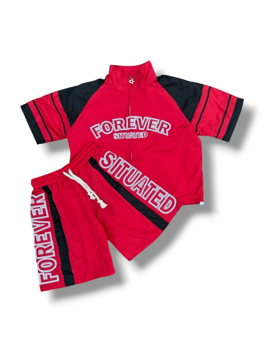 FS Track Shirt- Red