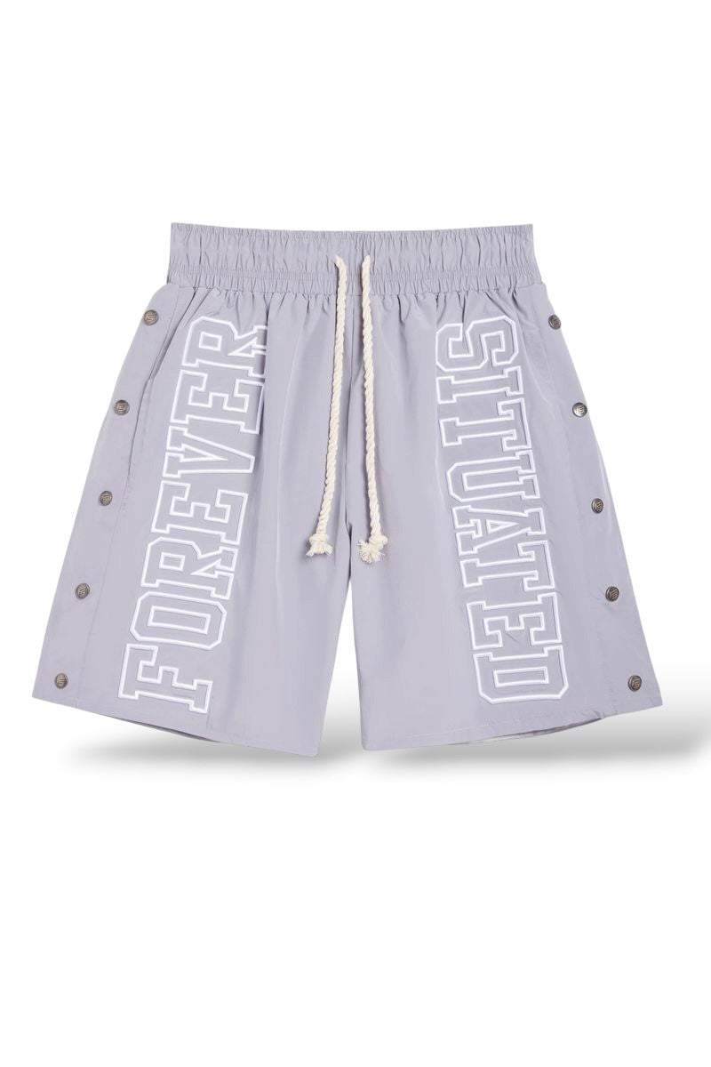 FS Nylon Shorts- Grey