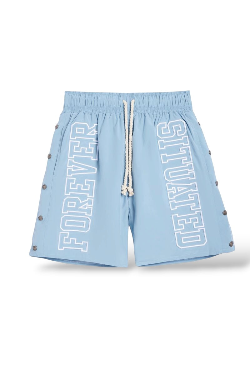 FS Nylon Shorts- Baby Blue