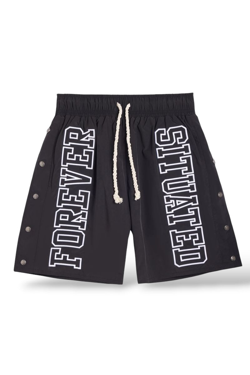 FS Nylon Shorts- Black