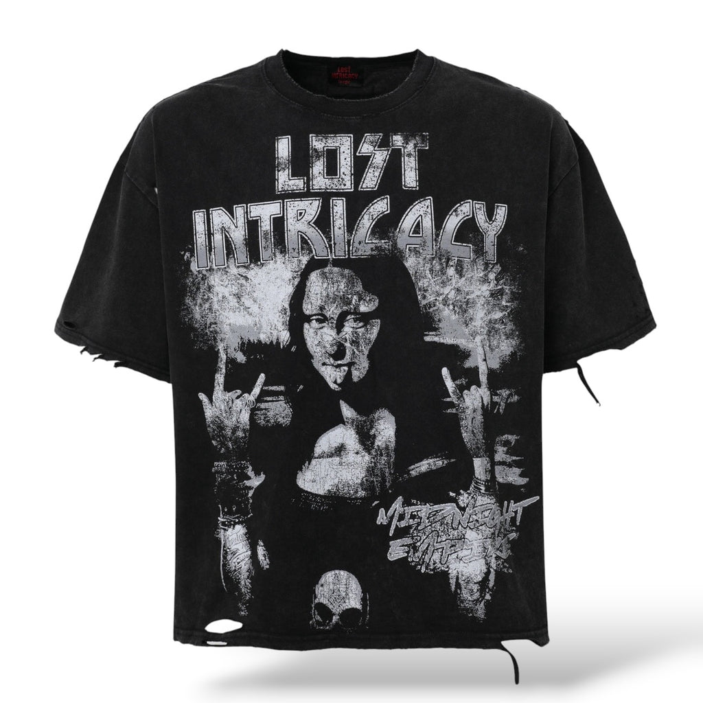 Lost Intricacy 'Lisa' T-Shirt- Black
