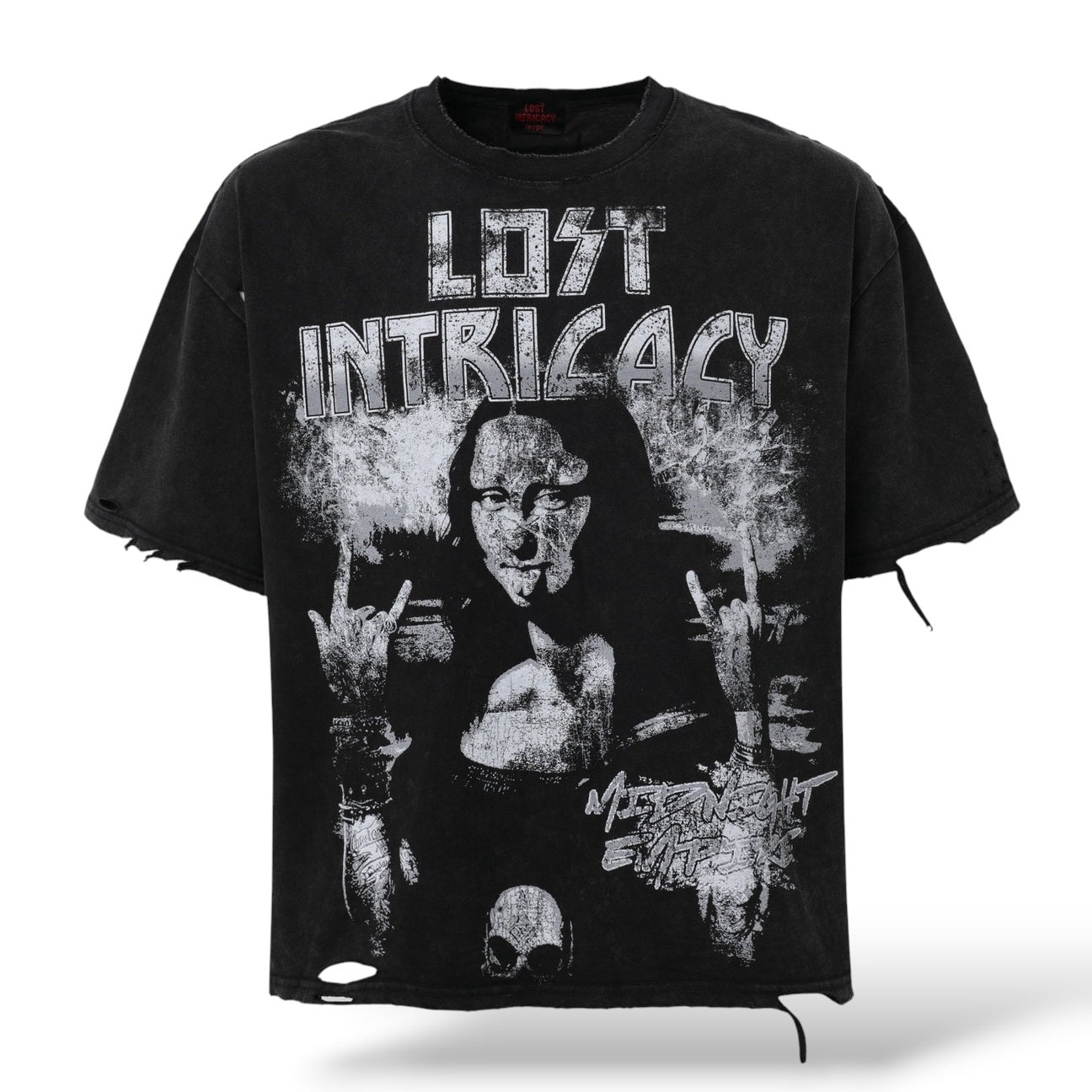 Lost Intricacy 'Lisa' T-Shirt- Black