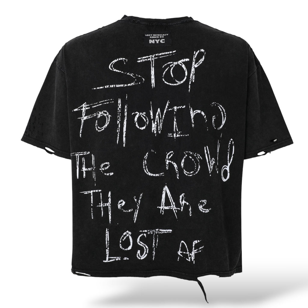 Lost Intricacy 'Lisa' T-Shirt- Black