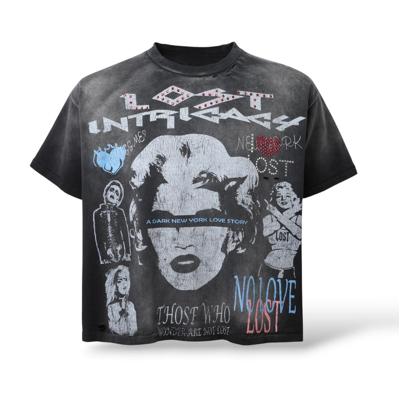 Lost Intricacy 'Love Lost' T-Shirt- Black