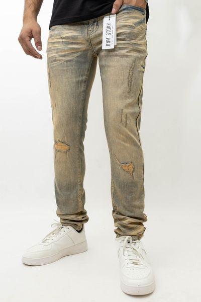 Dzatr '013' Stretch Denim Jeans- Vintage