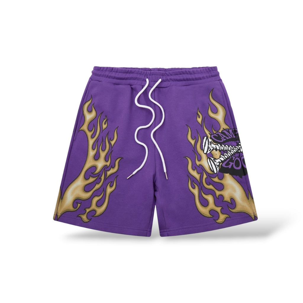 Campus  'Screwed' Shorts- Purple